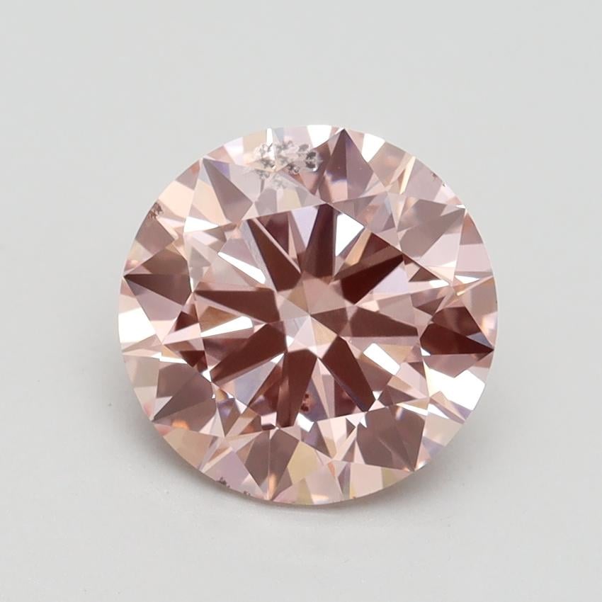 2.50 Ct. Fancy Intense Pink Round Lab Grown Diamond
