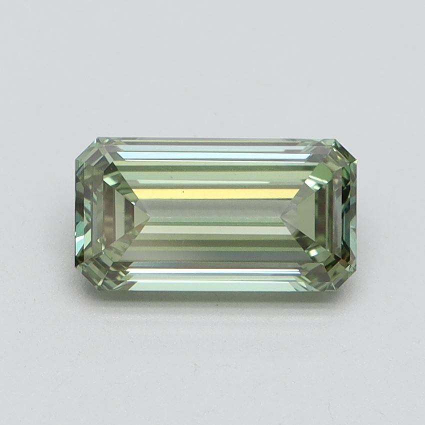 1.02 Ct. Fancy Intense Green Emerald Lab Grown Diamond