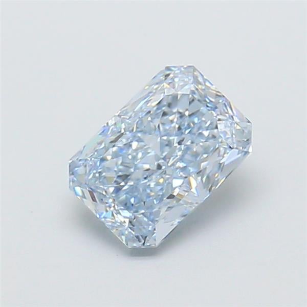1.28 Ct. Fancy Blue Radiant Lab Grown Diamond
