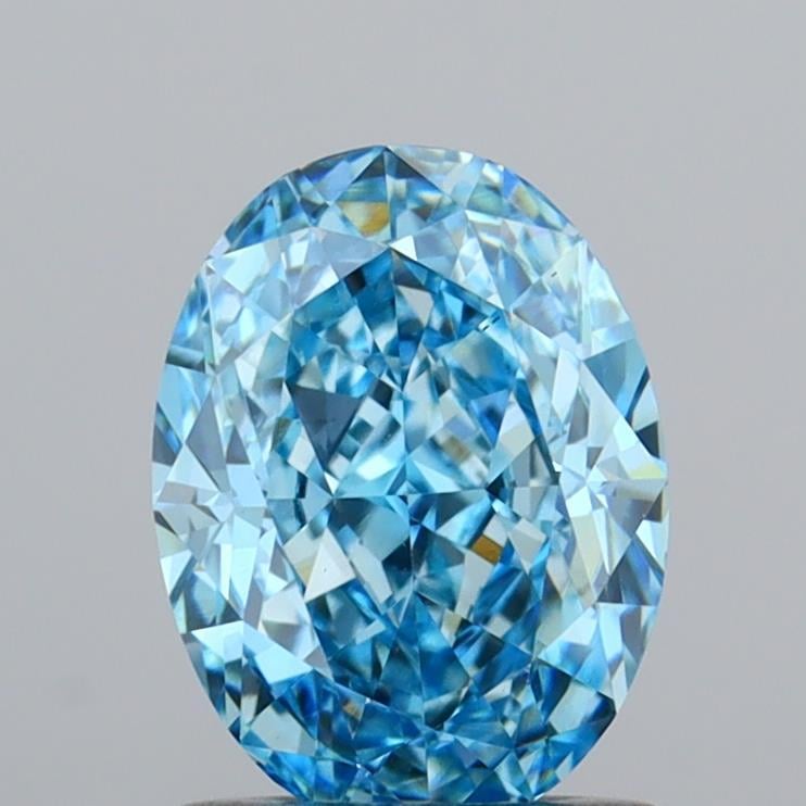 1.05 Ct. Fancy Vivid  Blue Emerald Lab Grown Diamond