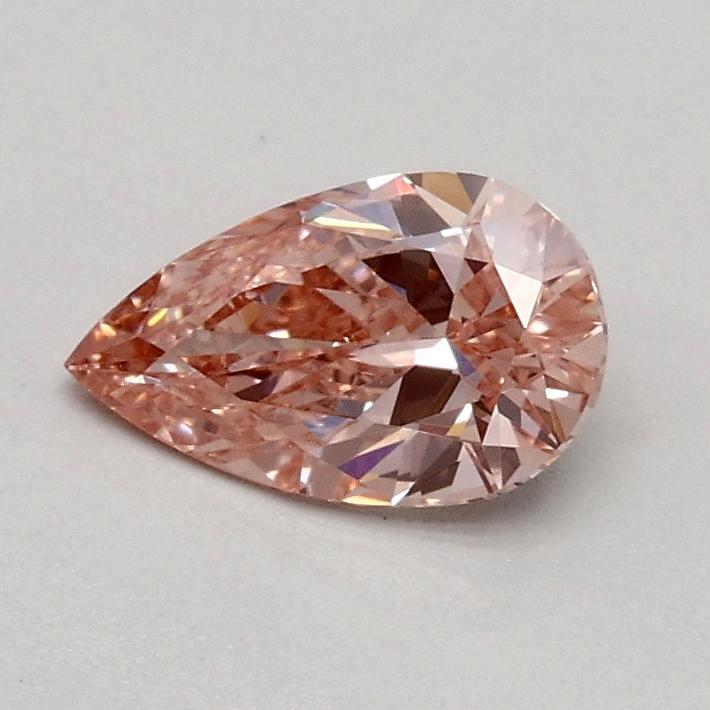 0.40 Ct. Fancy Vivid Pink Pear Lab Grown Diamond