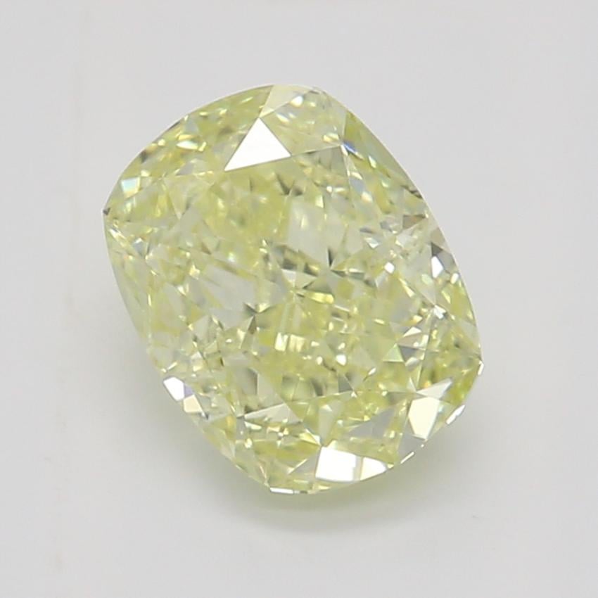 0.73 Ct. Fancy Yellow Cushion Diamond