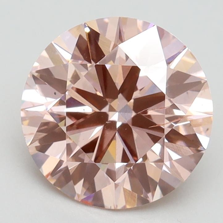 2.03 Ct. Fancy Intense Pink Round Lab Grown Diamond