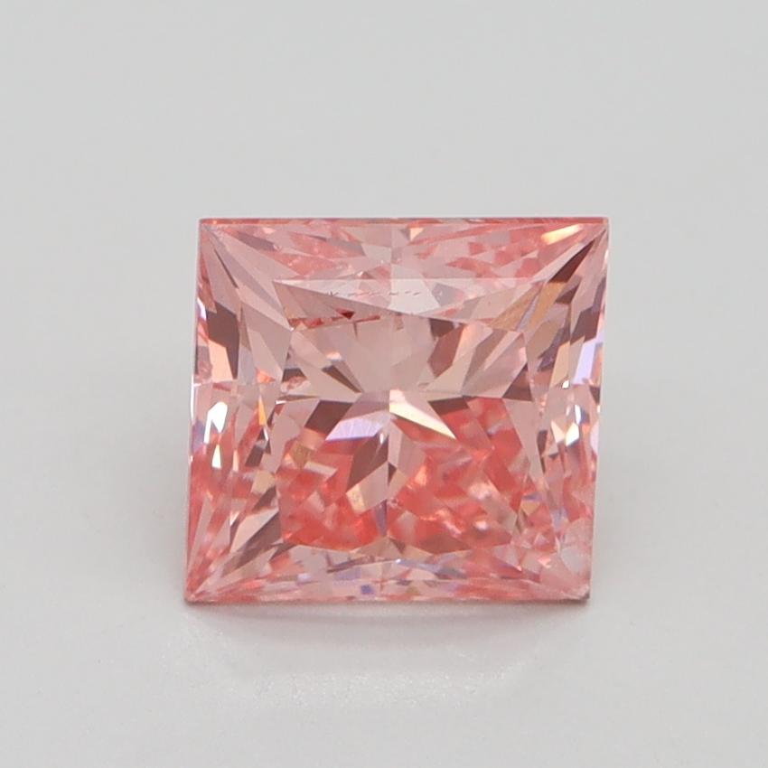 1.71 Ct. Fancy Vivid Pink Princess Lab Grown Diamond