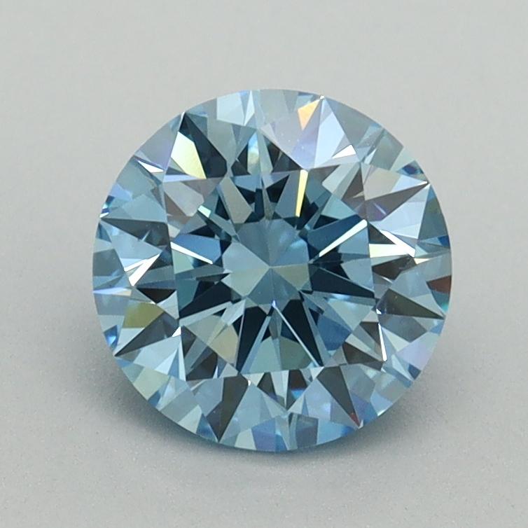 1.25 Ct. Fancy Vivid Blue Round Lab Grown Diamond
