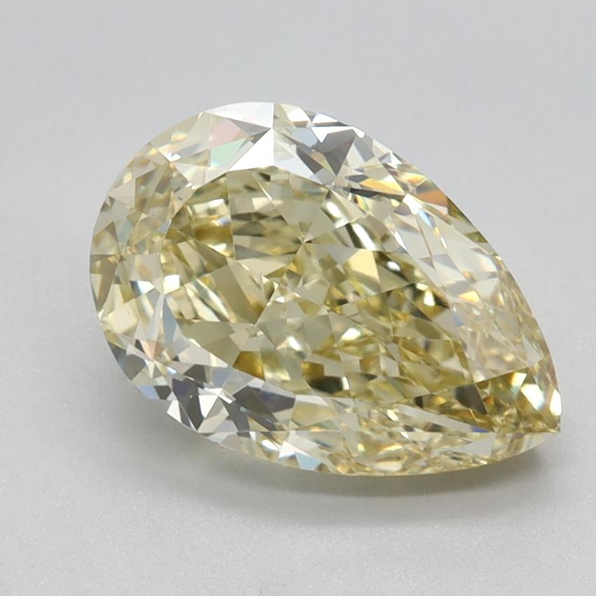 2.24 Ct. Fancy Intense Yellow Pear Lab Grown Diamond
