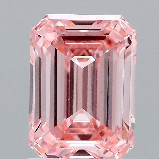 1.52 Ct. Fancy Intense Pink Emerald Lab Grown Diamond