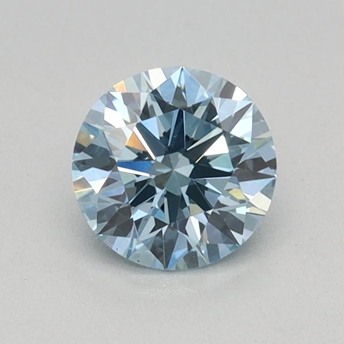 0.43 Ct. Fancy Vivid Blue Round Lab Grown Diamond