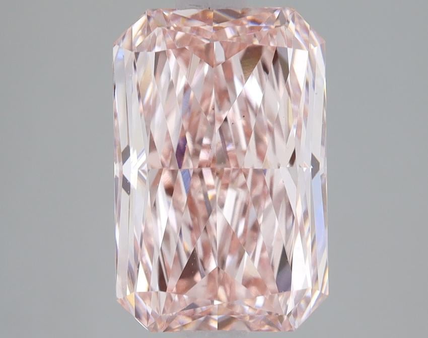 3.11 Ct. Fancy Intense Pink Radiant Lab Grown Diamond