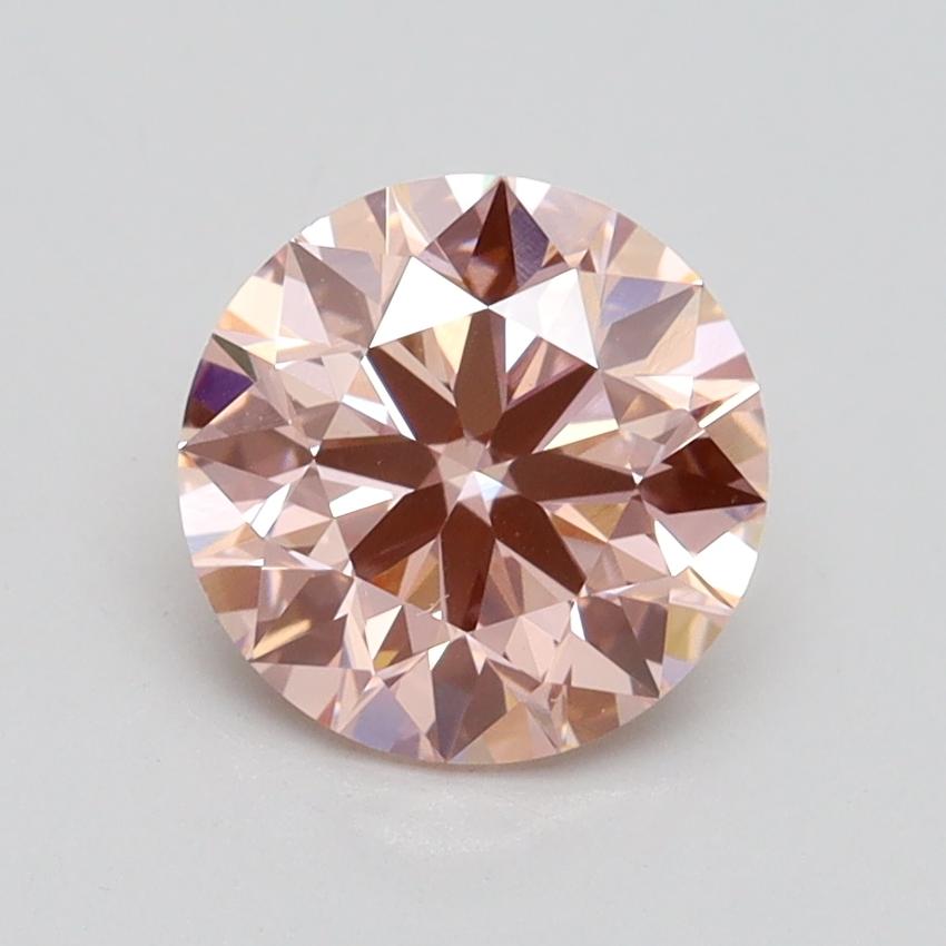 1.54 Ct. Fancy Intense Pink Round Lab Grown Diamond