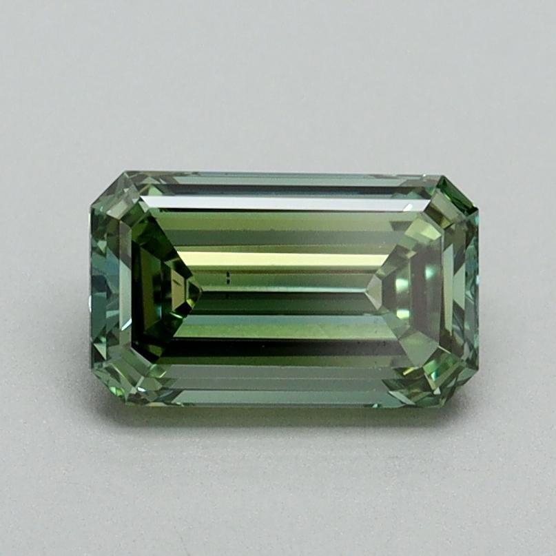 1.00 Ct. Fancy Vivid Green Emerald Lab Grown Diamond