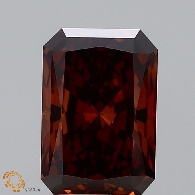 1.82 Ct. Fancy Deep  Orange Radiant Lab Grown Diamond
