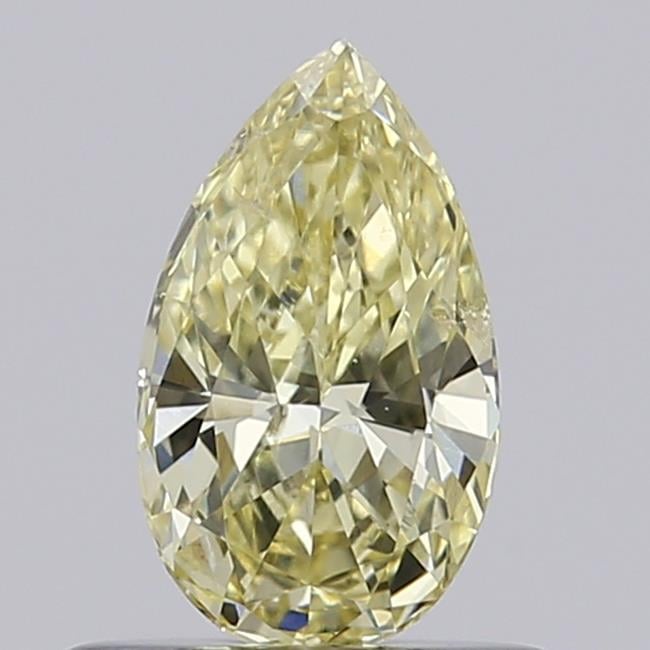 0.51 Ct. Fancy Light Yellow Pear Lab Grown Diamond