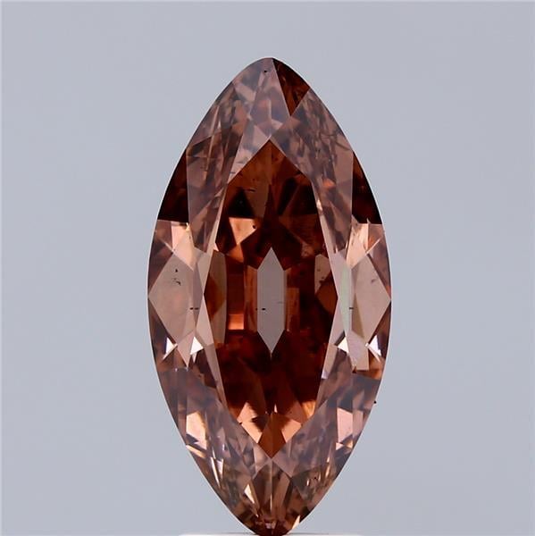 4.06 Ct. Fancy Brown Marquise Lab Grown Diamond