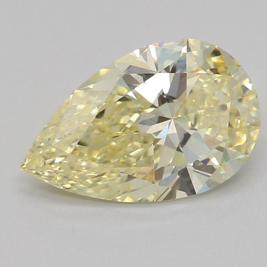 1.05 Ct. Fancy Intense Yellow Pear Lab Grown Diamond