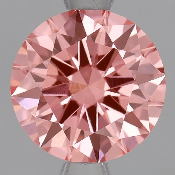 1.07 Ct. Fancy Vivid Pink Round Lab Grown Diamond