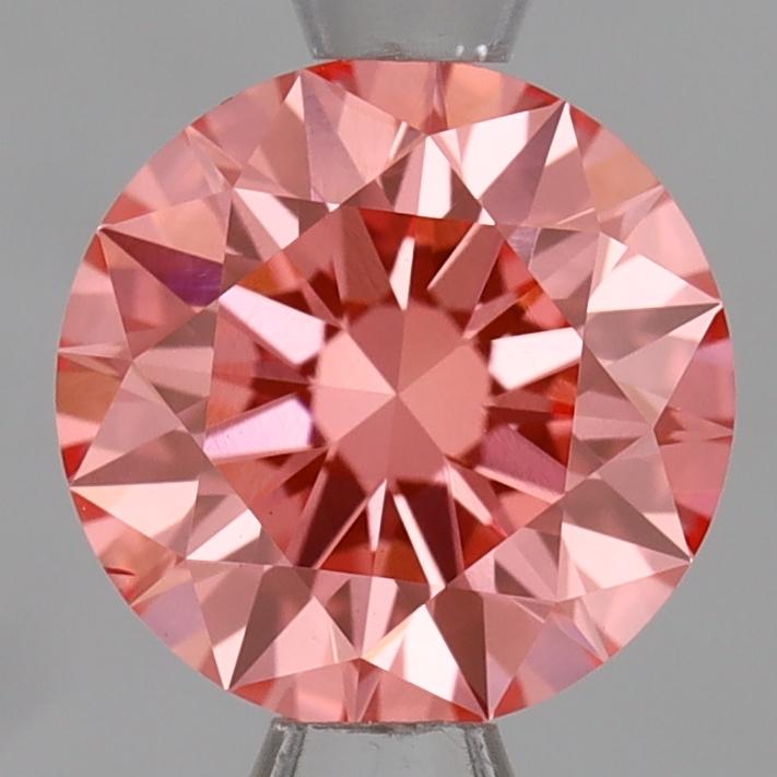 1.01 Ct. Fancy Vivid Pink Round Lab Grown Diamond