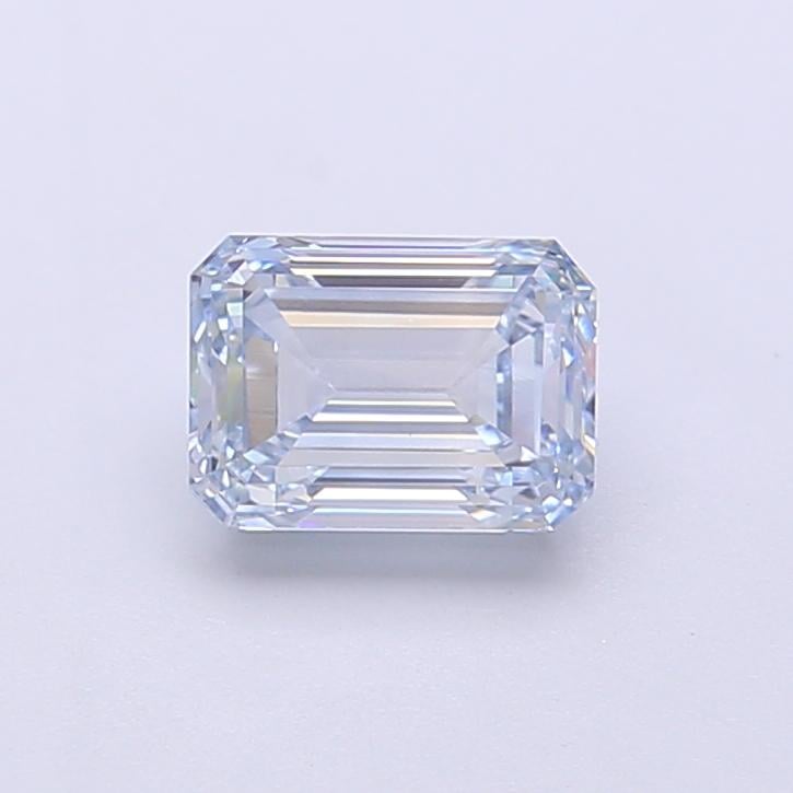 1.02 Ct. Fancy Intense  Blue Emerald Lab Grown Diamond