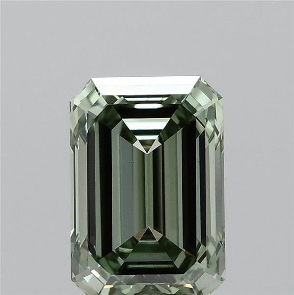 1.04 Ct. Fancy Vivid Green Emerald Lab Grown Diamond