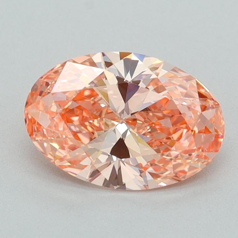 1.18 Ct. Fancy Vivid  Pink Oval Lab Grown Diamond
