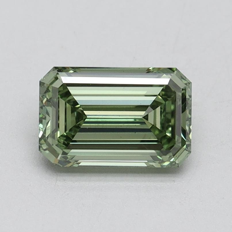 1.01 Ct. Fancy Vivid Green Emerald Lab Grown Diamond