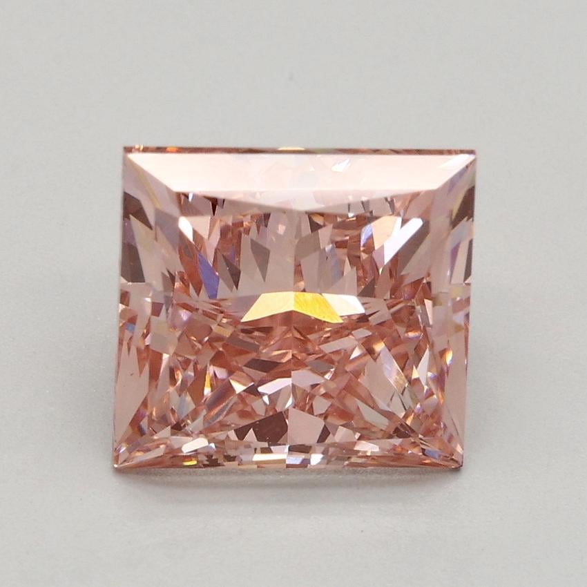 2.84 Ct. Fancy Intense Pink Princess Lab Grown Diamond