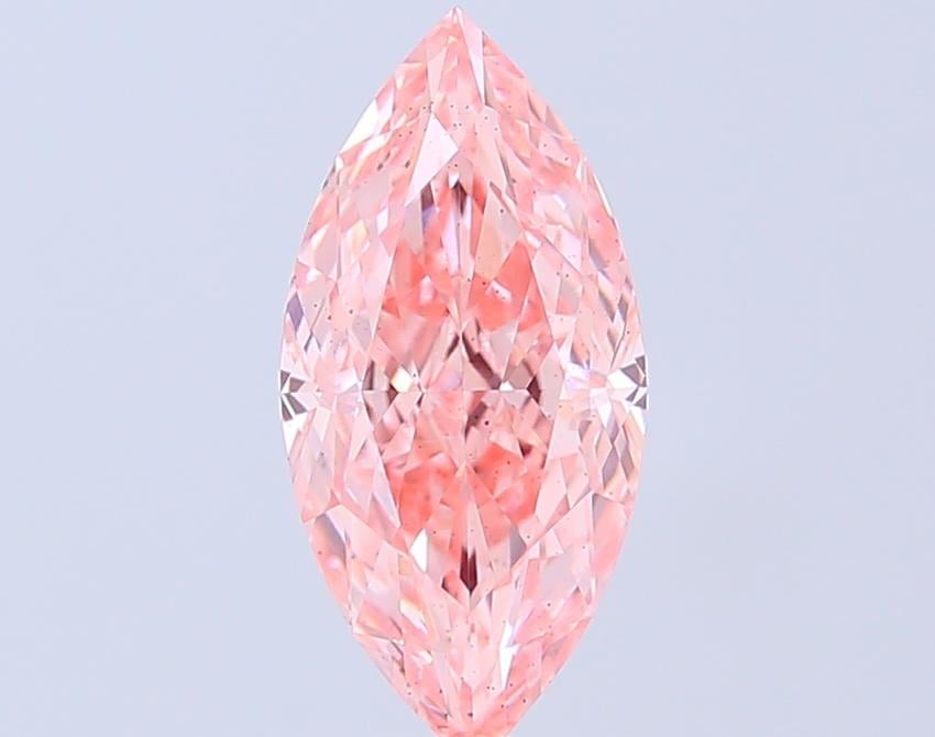 2.50 Ct. Fancy Vivid  Pink Marquise Lab Grown Diamond