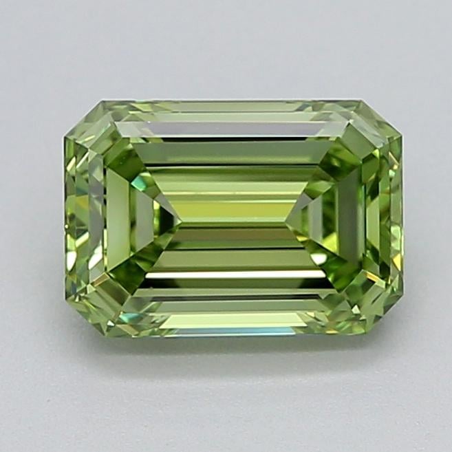 1.05 Ct. Fancy Vivid  Green Emerald Lab Grown Diamond