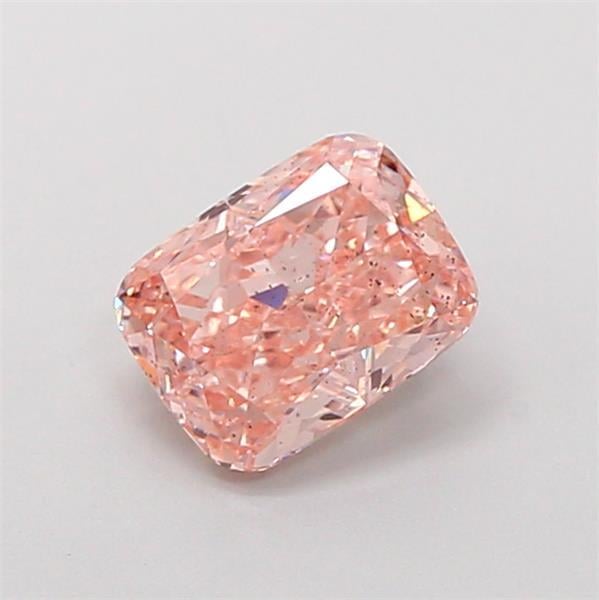 1.24 Ct. Fancy Intense Pink Cushion Lab Grown Diamond