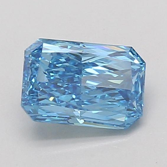 1.06 Ct. Fancy Vivid Blue Radiant Lab Grown Diamond