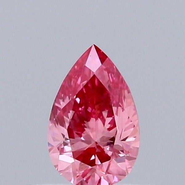 0.33 Ct. Fancy Vivid Pink Pear Lab Grown Diamond