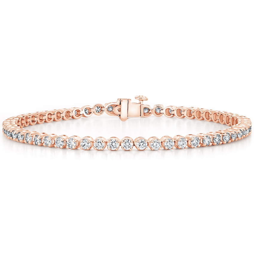 14K Rose Gold Diamond Tennis Bracelet (1 ct. tw.) | Brilliant Earth