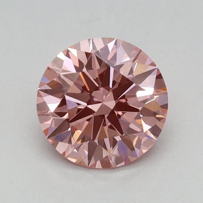 0.56 Ct. Fancy Intense Pink Round Lab Grown Diamond
