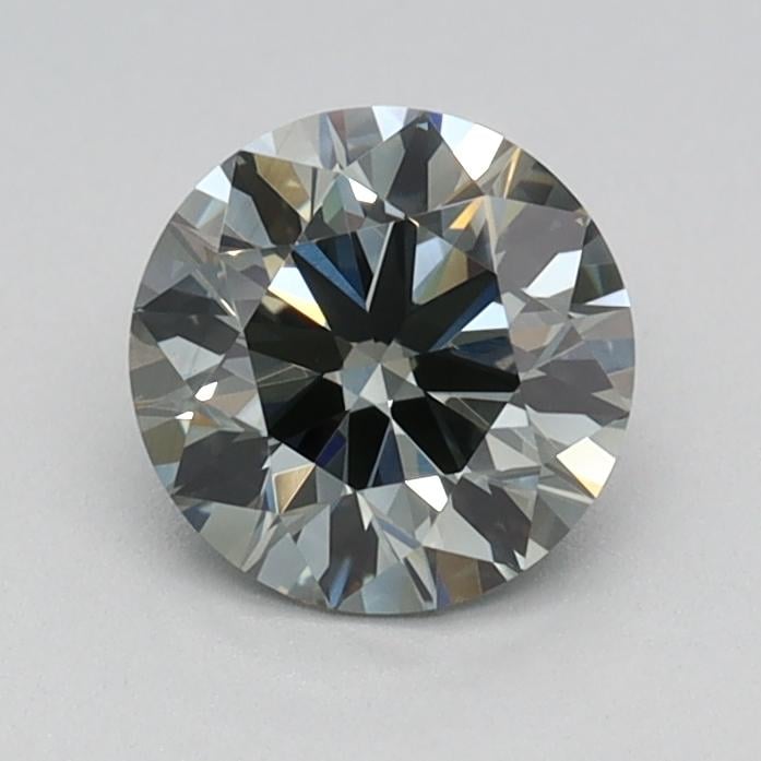0.73 Ct. Fancy Grayish Green Round Lab Grown Diamond