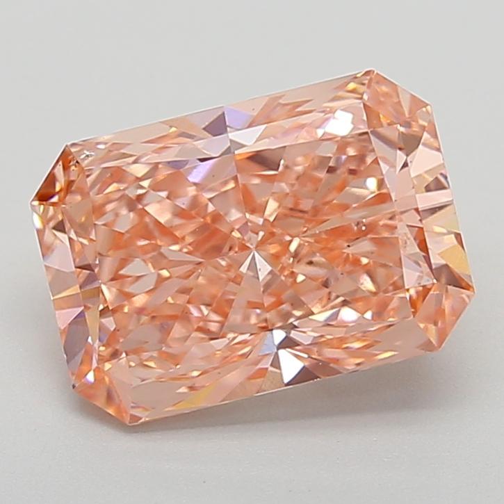 4.00 Ct. Fancy Vivid  Pink Radiant Lab Grown Diamond