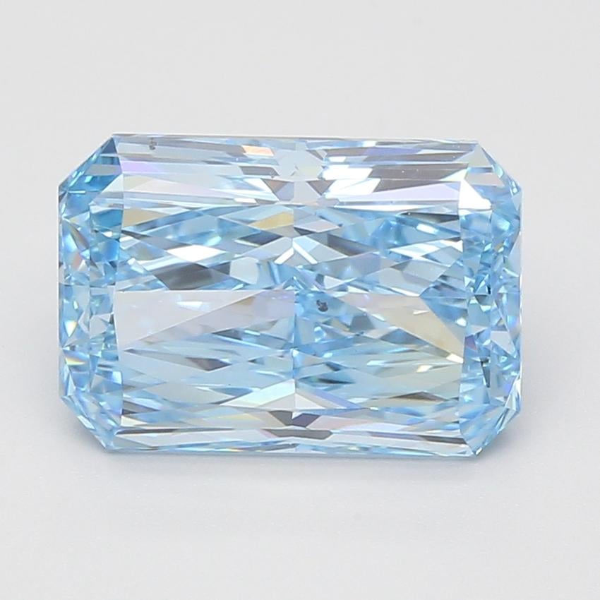 5.00 Ct. Fancy Vivid Blue Radiant Lab Grown Diamond