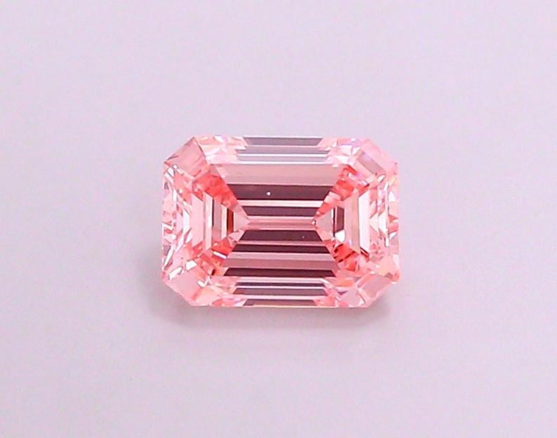 1.15 Ct. Fancy Intense  Pink Emerald Lab Grown Diamond