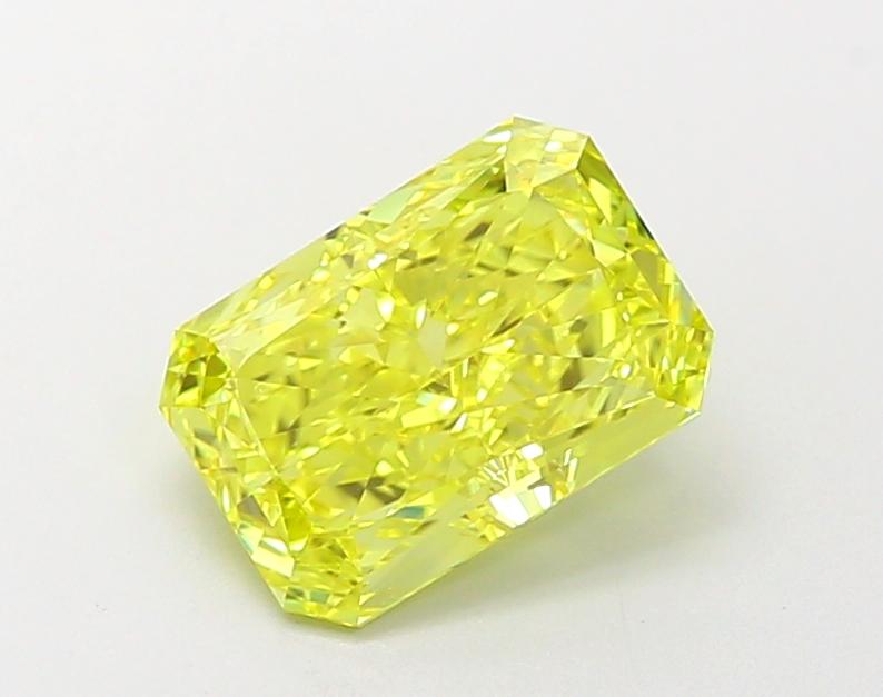 1.54 Ct. Fancy Vivid  Yellow Radiant Lab Grown Diamond