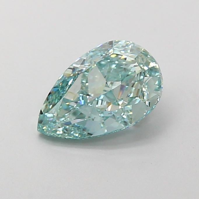 1.39 Ct. Fancy Intense Green Pear Lab Grown Diamond