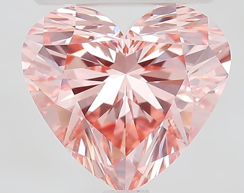 2.32 Ct. Fancy Vivid Pink Heart Lab Grown Diamond