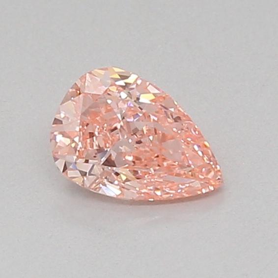 0.54 Ct. Fancy Vivid Pink Pear Lab Grown Diamond