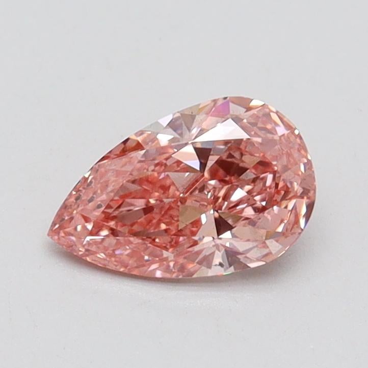0.60 Ct. Fancy Vivid Pink Pear Lab Grown Diamond