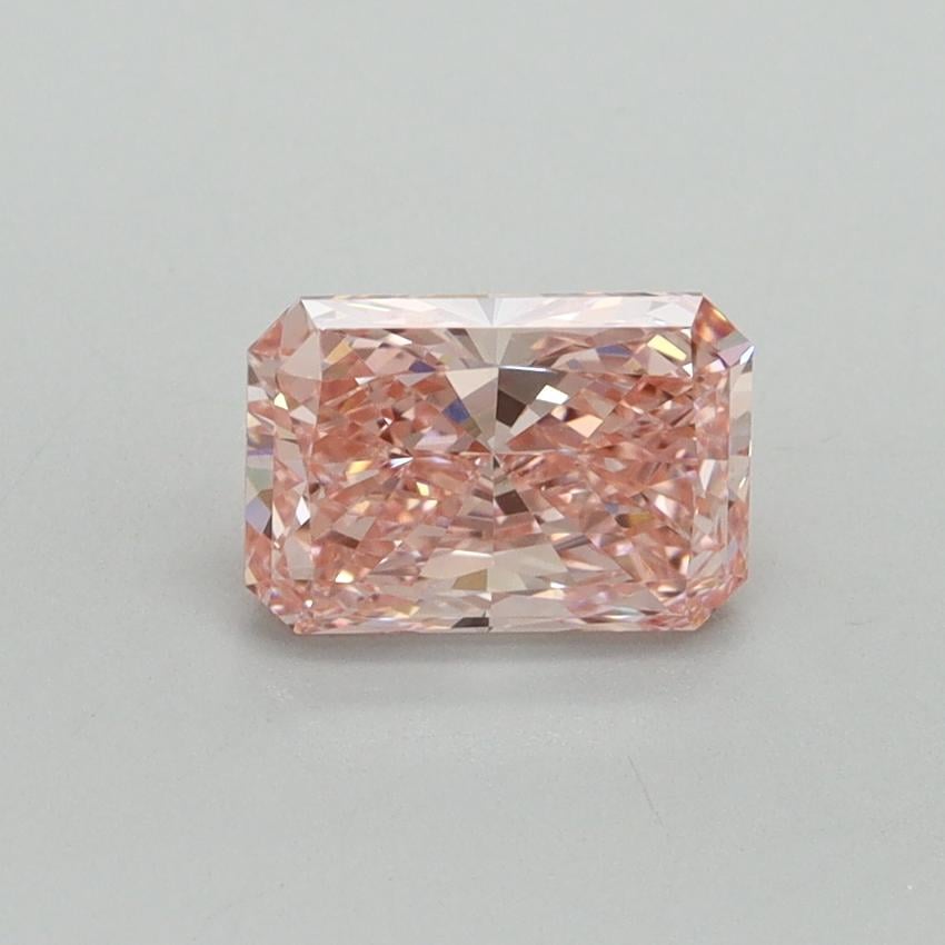 1.11 Ct. Fancy Vivid Pink Radiant Lab Grown Diamond
