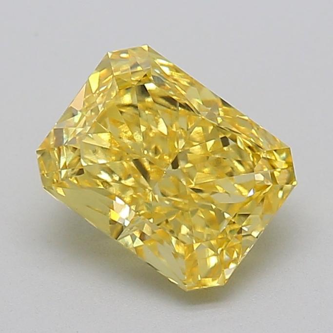 2.05 Ct. Fancy Vivid  Yellow Radiant Lab Grown Diamond