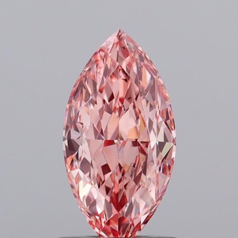 1.08 Ct. Fancy Vivid  Pink Marquise Lab Grown Diamond