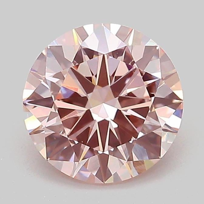 1.50 Ct. Fancy Pink Round Lab Grown Diamond