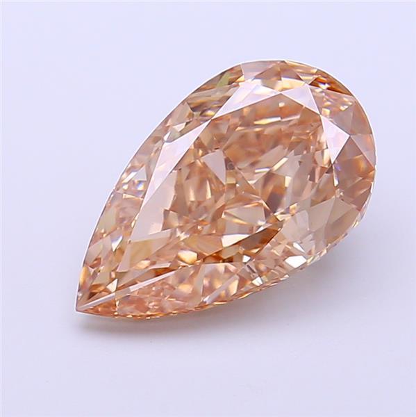 3.50 Ct. Fancy Brown Pear Lab Grown Diamond