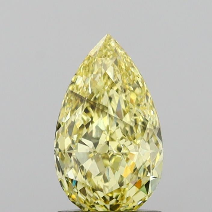 1.10 Ct. Fancy Intense Yellow Pear Lab Grown Diamond