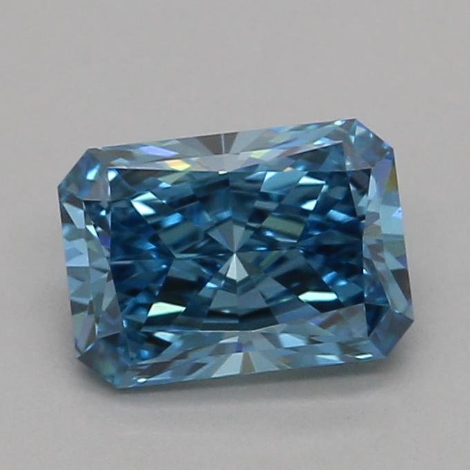 0.54 Ct. Fancy Vivid Blue Radiant Lab Grown Diamond