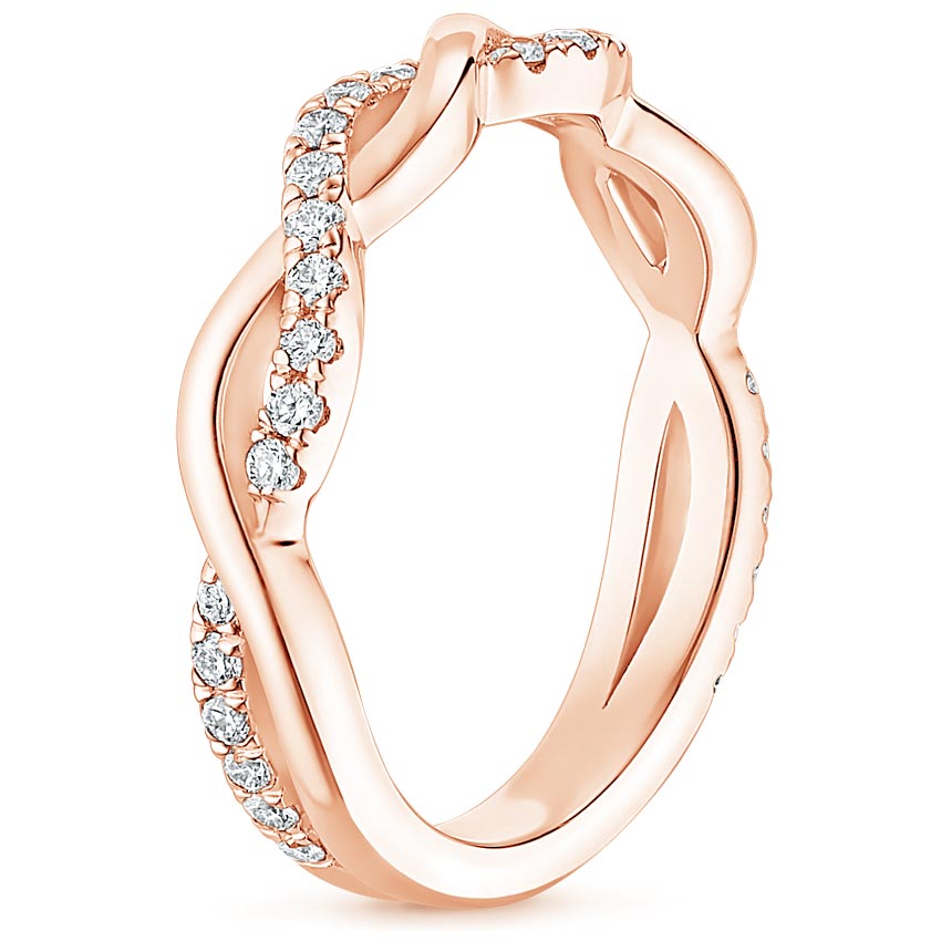 Braided Vine Diamond Ring (1/4 ct. tw.) in 14K Rose Gold
